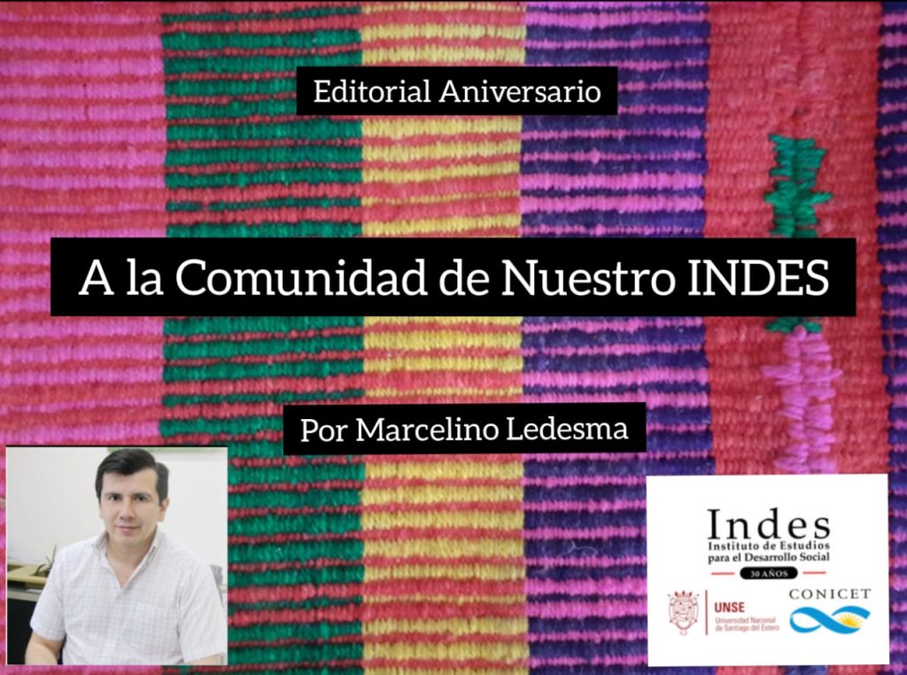 A la Comunidad de Nuestro INDES