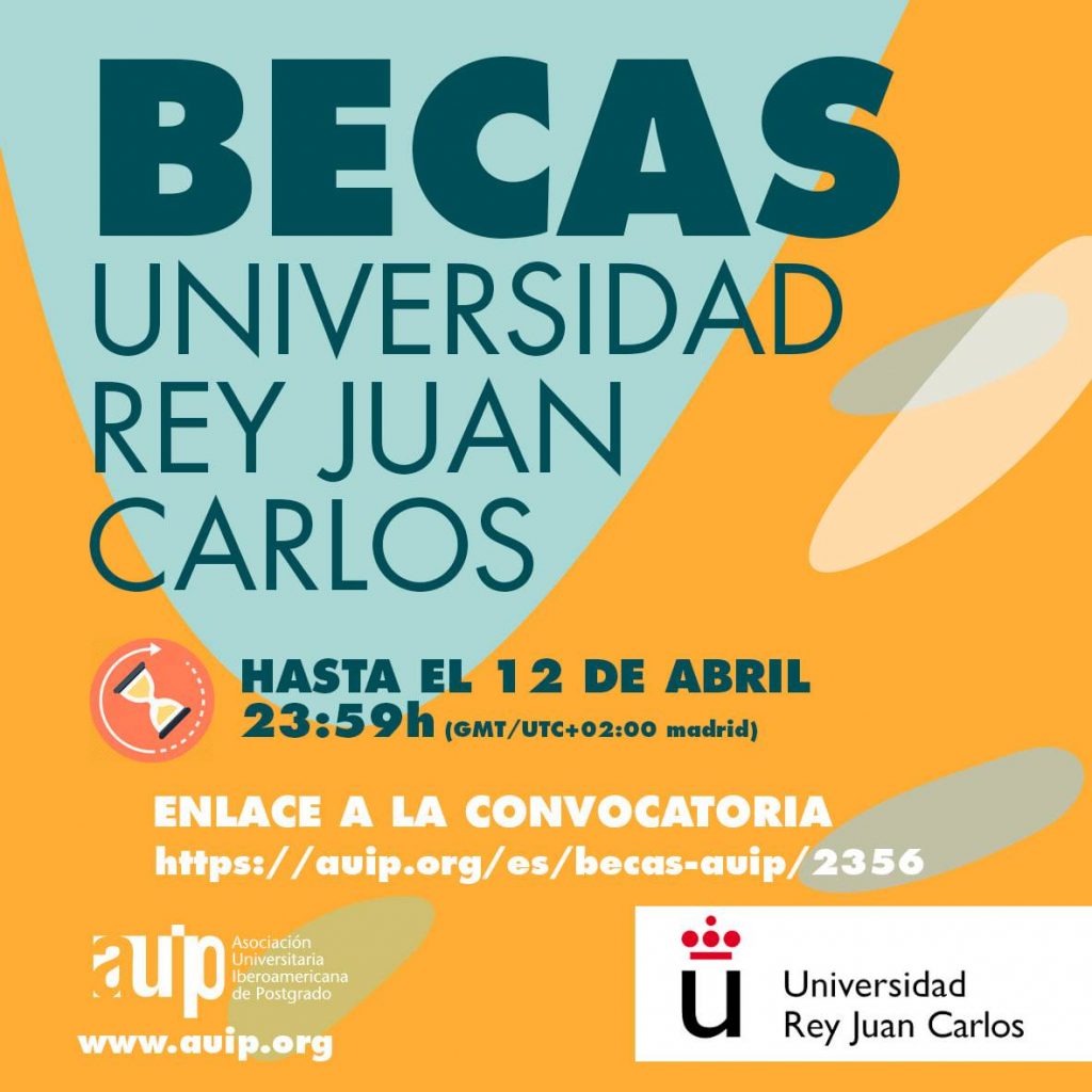 Becas para cursar Másteres Universitarios en la Universidad Rey Juan Carlos 2022