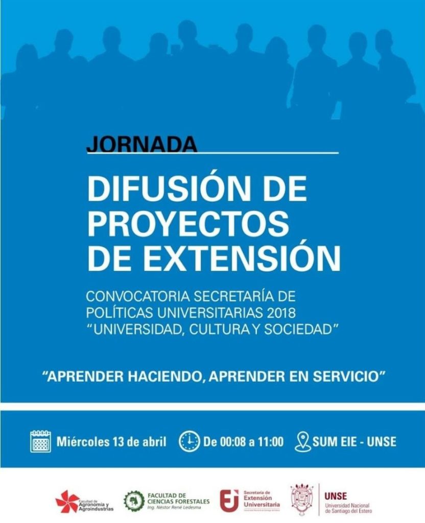 Jornada de Difusión de Proyectos de Extensión UNSE