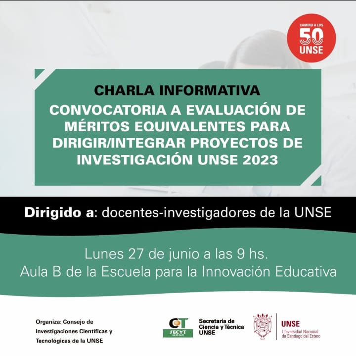 Convocatoria a equivalencias para dirigir/integrar proyectos de investigación