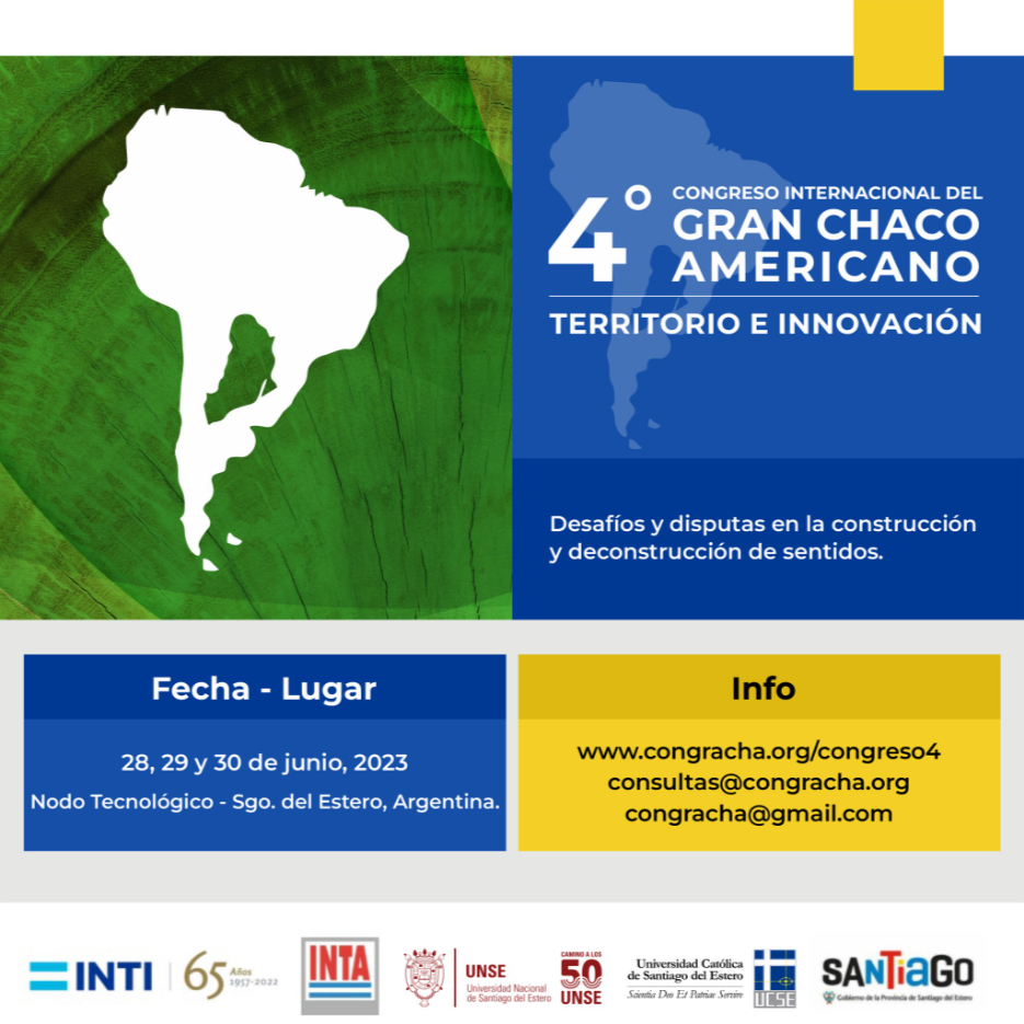 Congreso Internacional Gran Chaco Americano Territorio e Innovación 2023