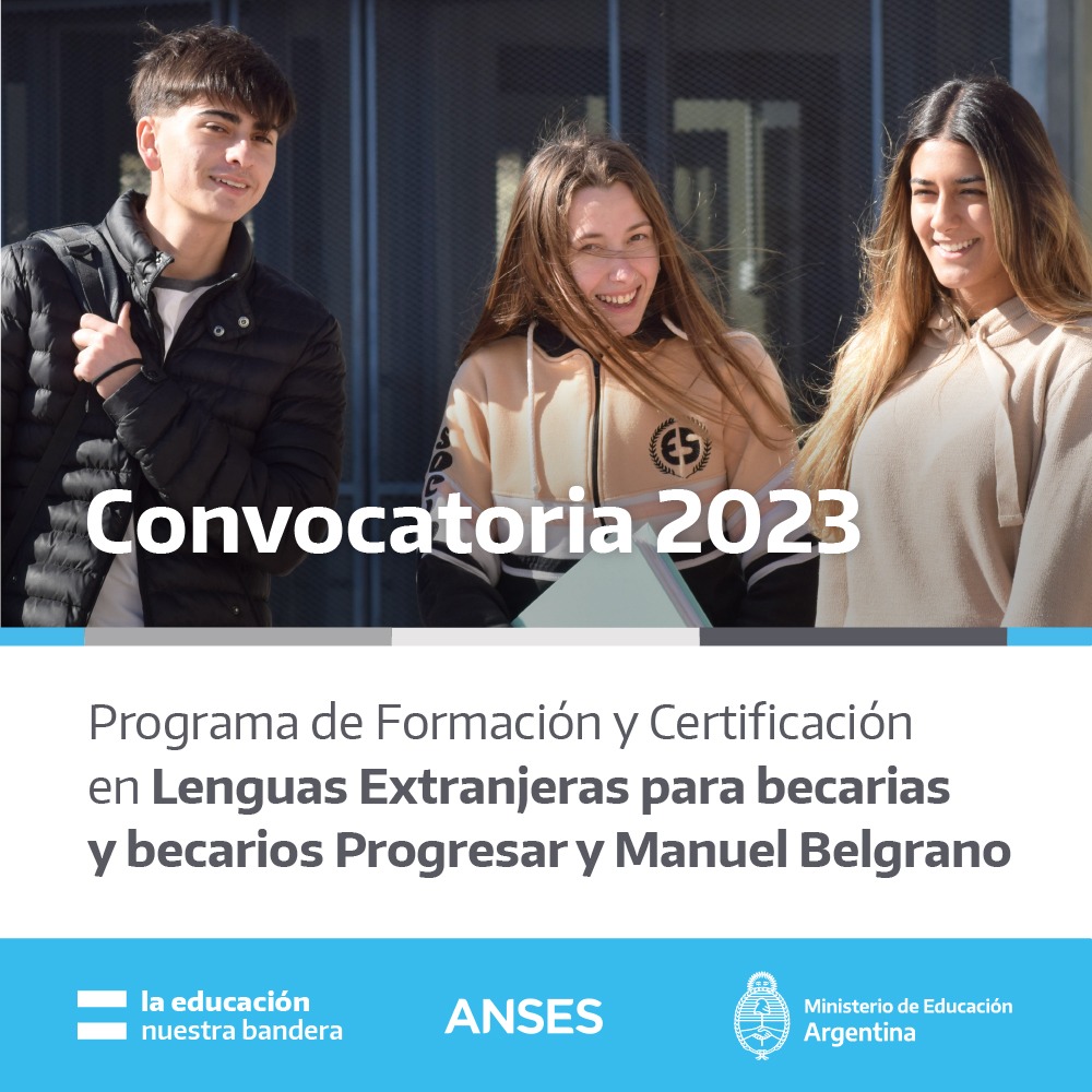 Programa de Formación y Certificación en Lenguas Extranjeras para Becarios