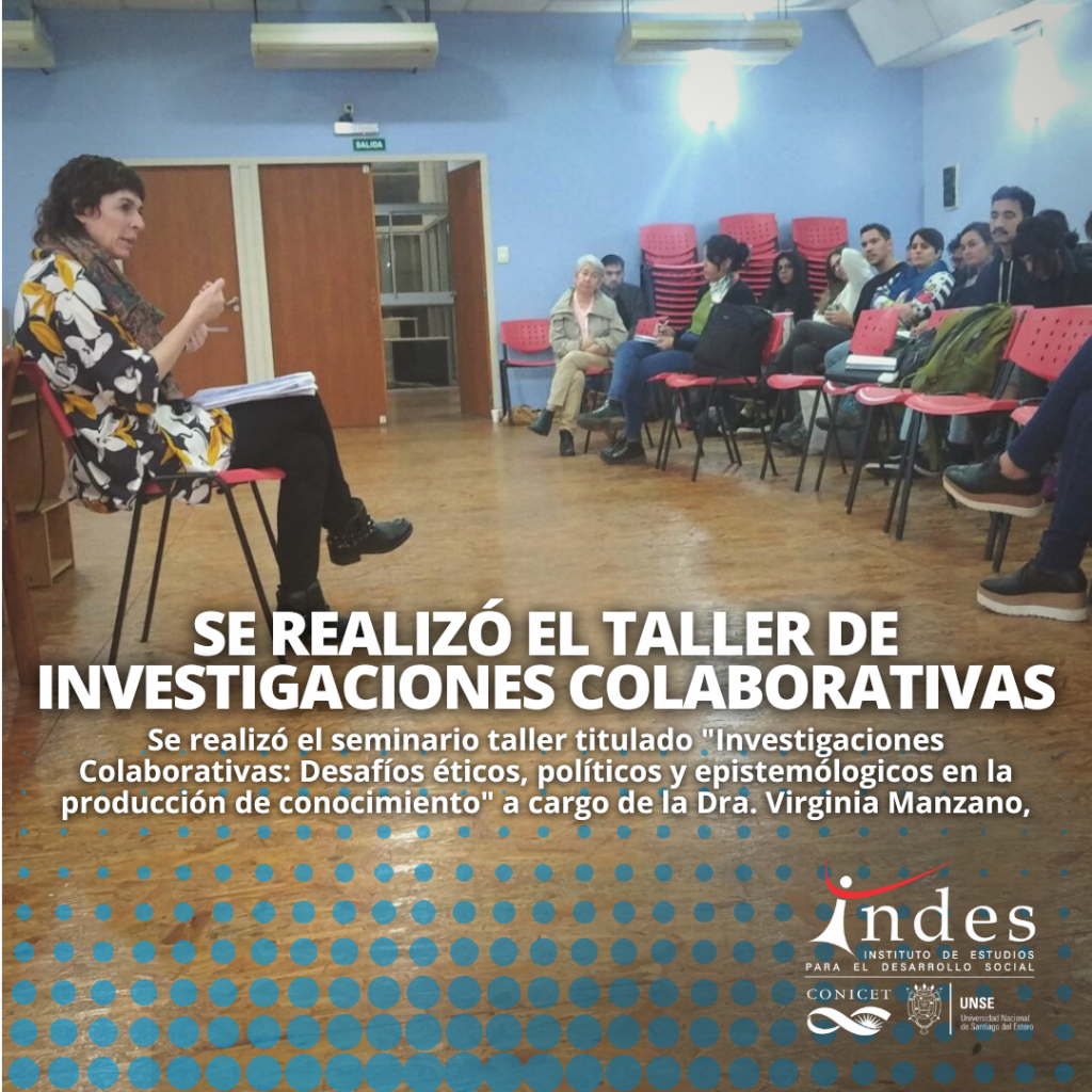 Finalización del taller Investigaciones colaborativas