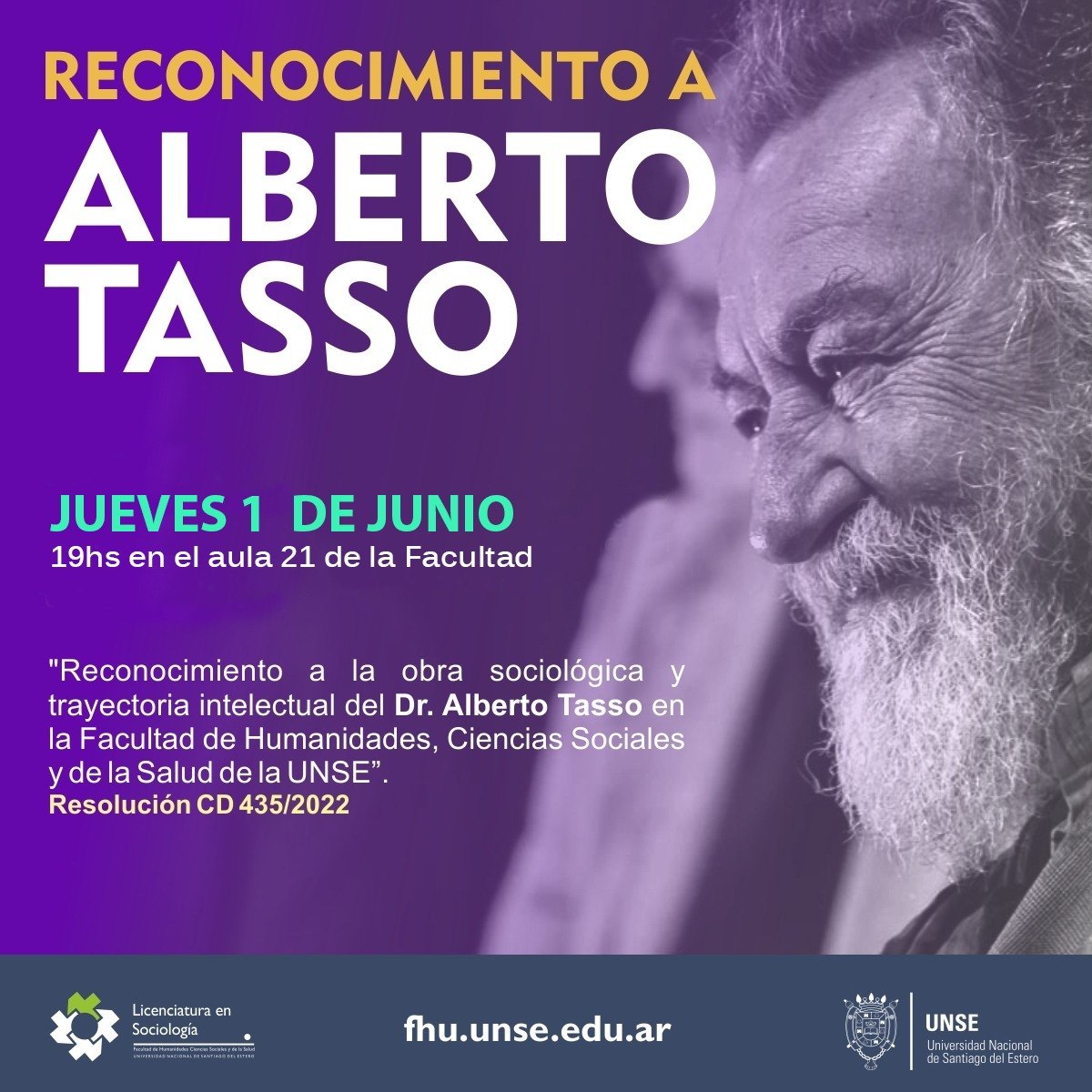 Reconocimiento a Alberto Tasso