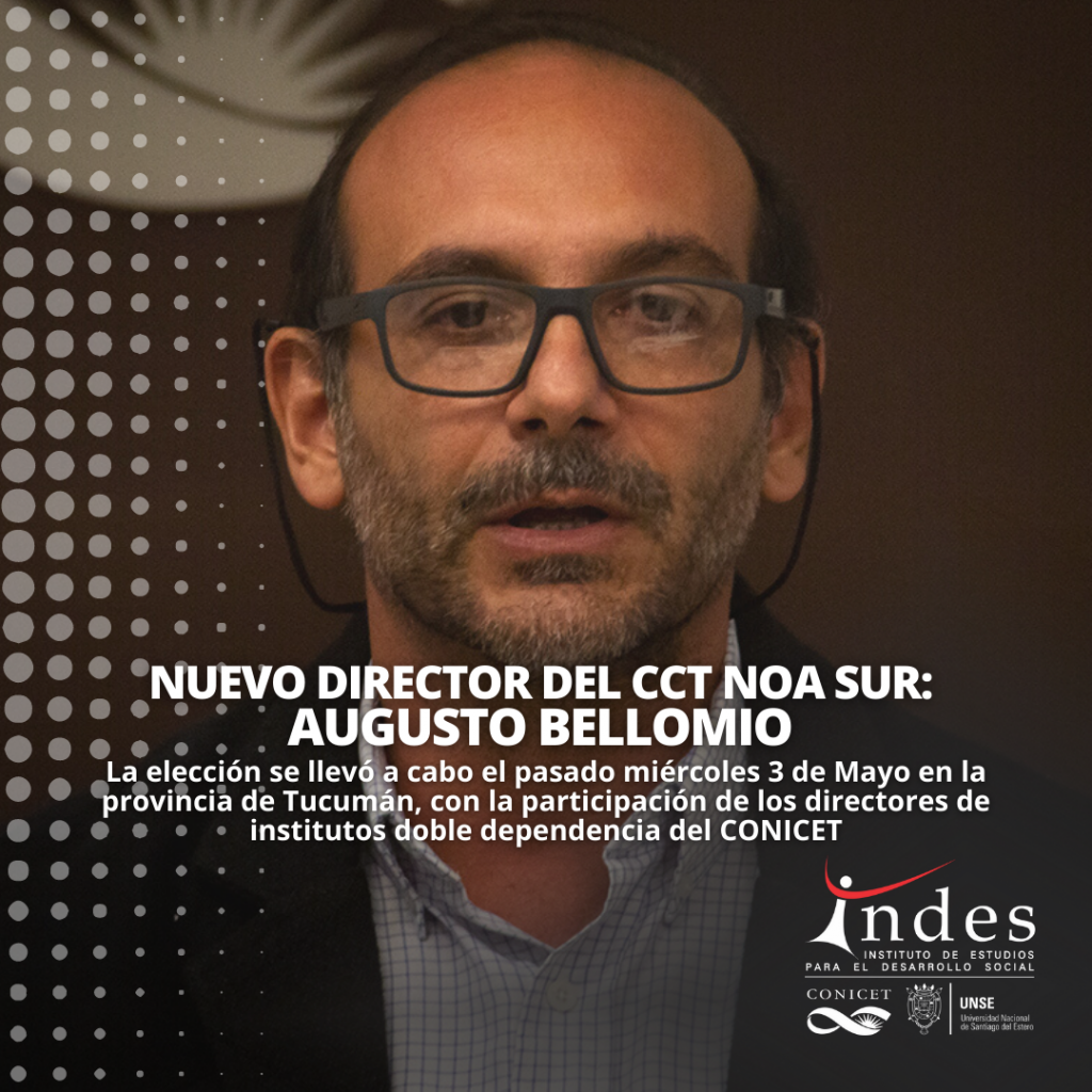 Nuevo director del CCT NOA SUR: Augusto Bellomio