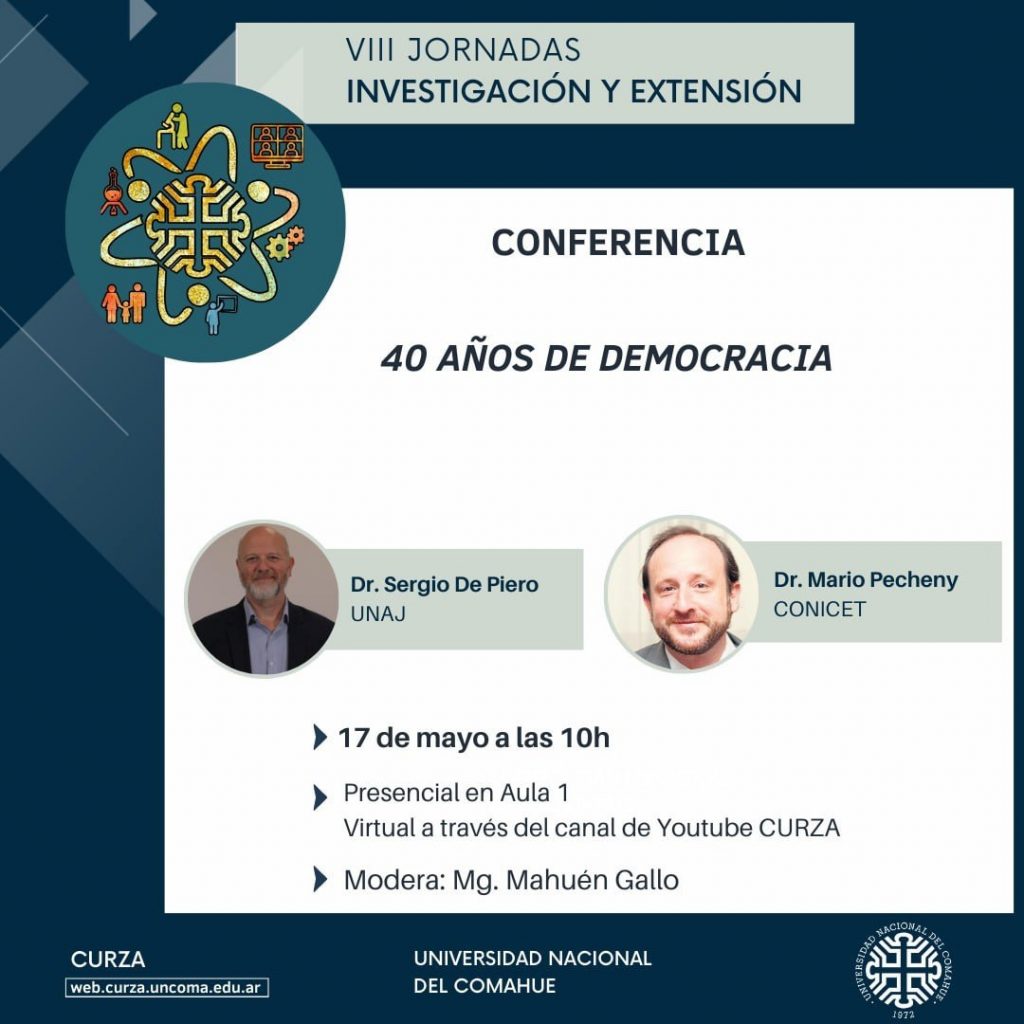 Conferencia: 40 años de democracia