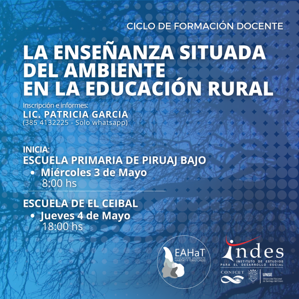 Ciclo de Formación Docente: «La enseñanza situada en la educación rural»