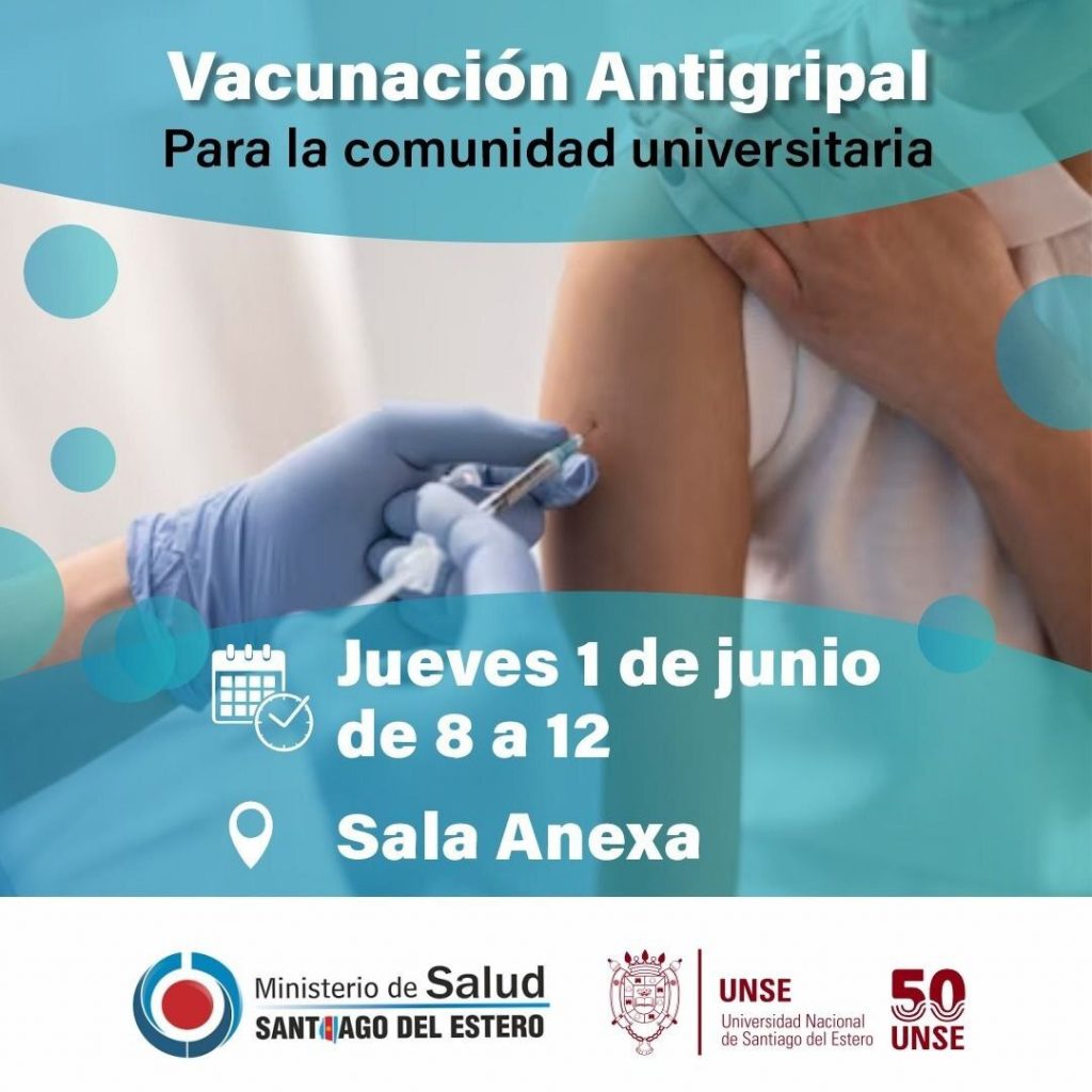 Vacunación Antigripal para la comunidad universitaria