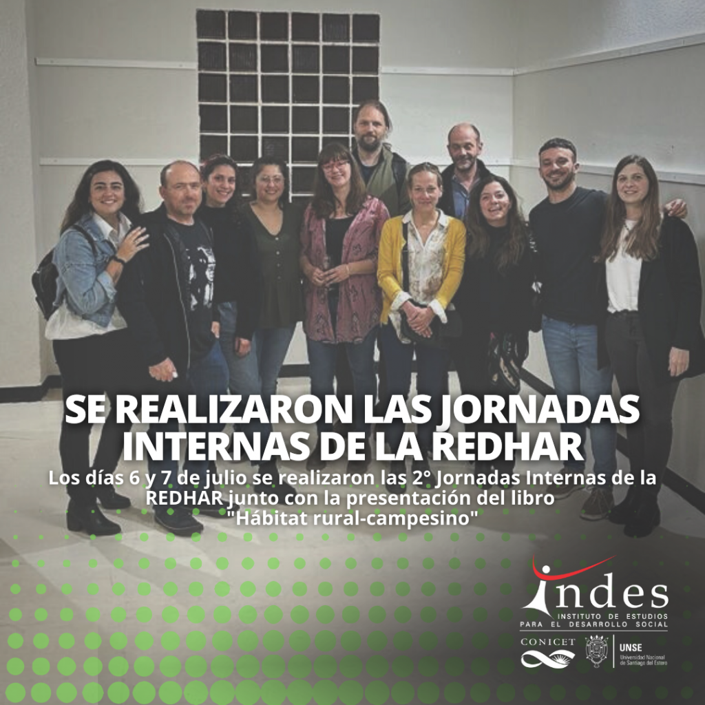 Realización de la segunda edición de las Jornadas Internas del RedHaR.