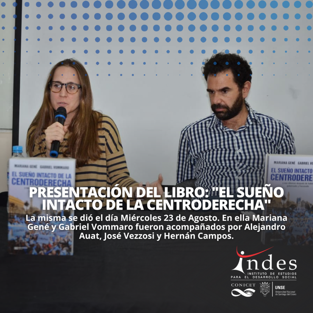 Presentación del libro «El sueño intacto de la contraderecha»