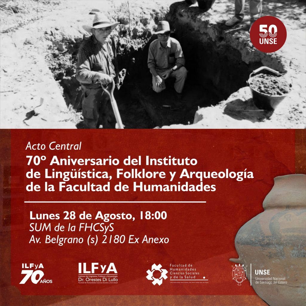 70° Aniversario del Instituto de Lingüística, Folklore y Arqueología de la Facultad de Humanidades