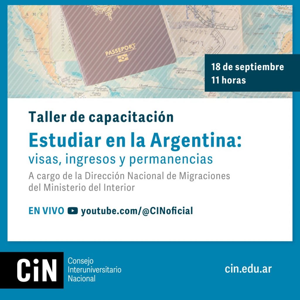 Taller de capacitación: «Estudiar en la Argentina»