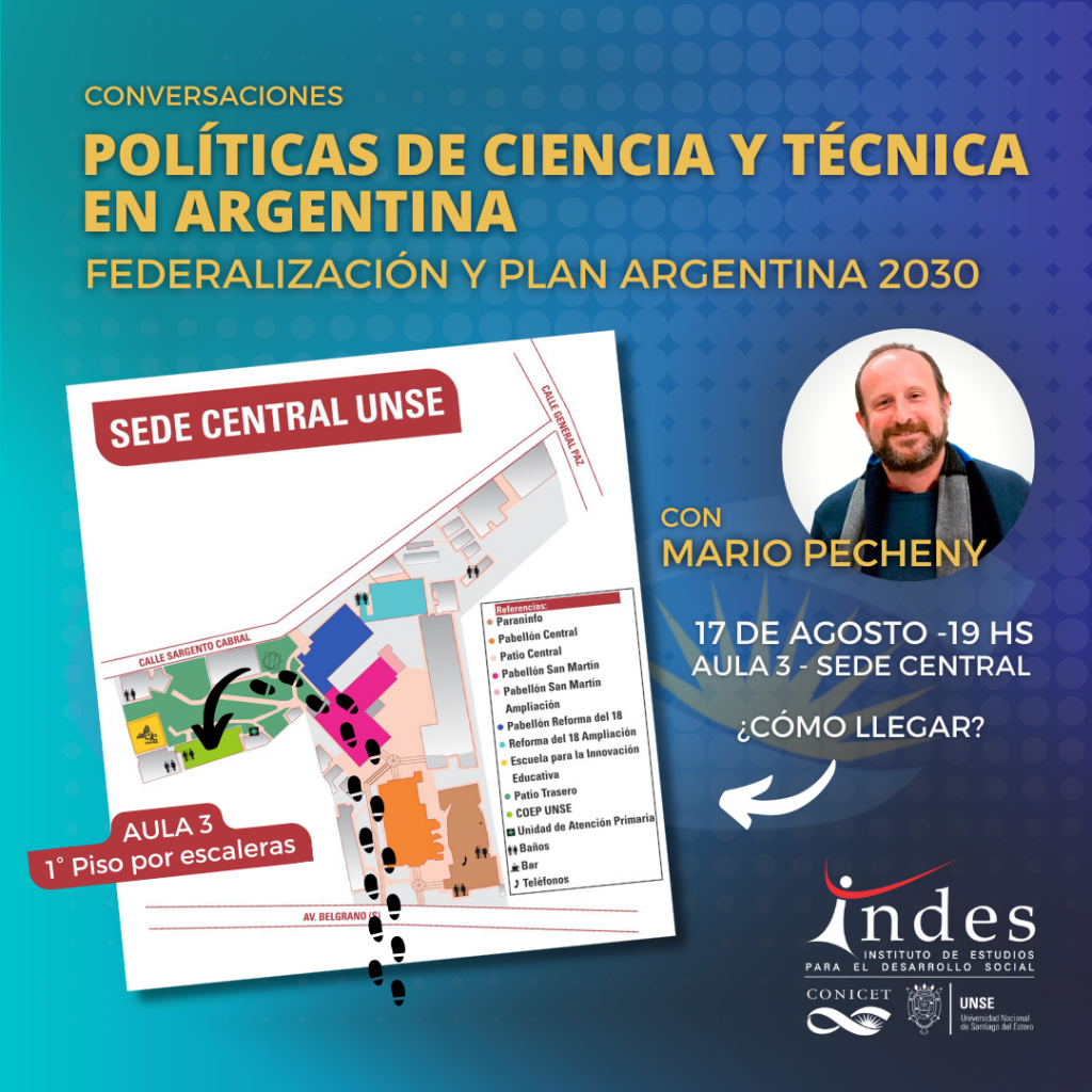 Recordatorio: Conversatorio «Políticas de ciencia y técnica en Argentina»