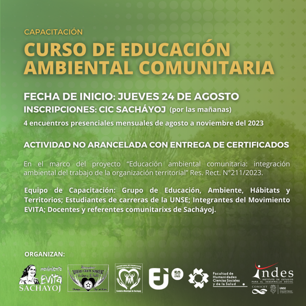 Curso de Educación Ambiental Comunitaria