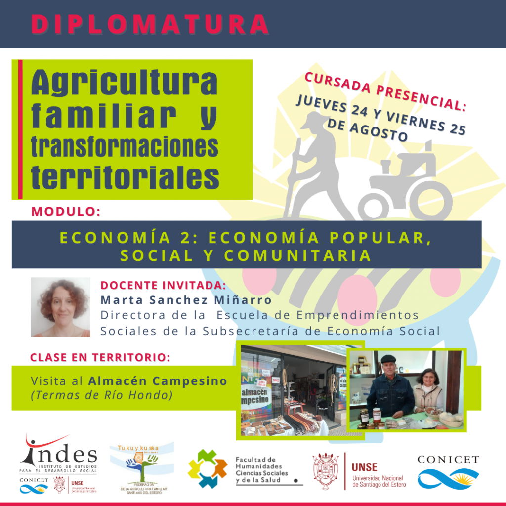 Módulo «Economía 2» en la Diplomatura de Agricultura Familiar
