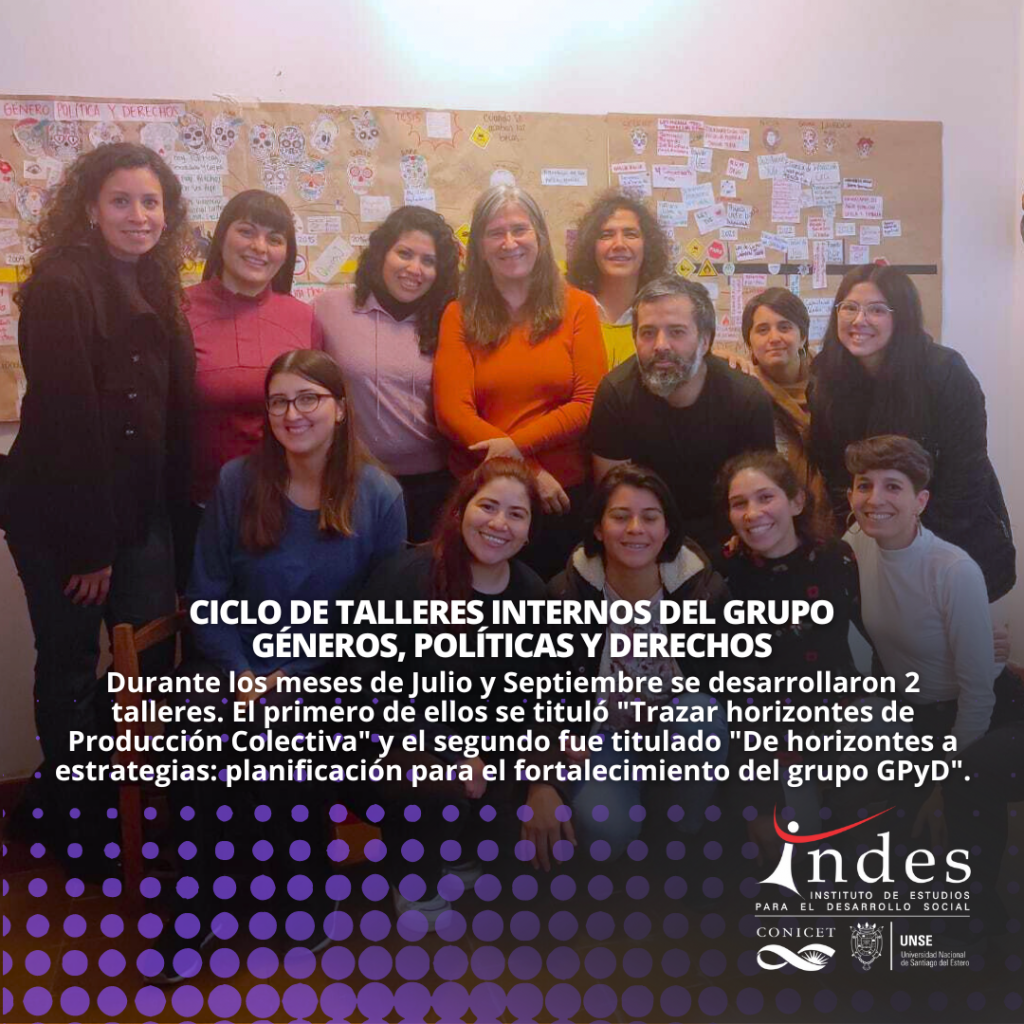 Ciclo de Talleres Internos del Grupo Género, Políticas y Derechos