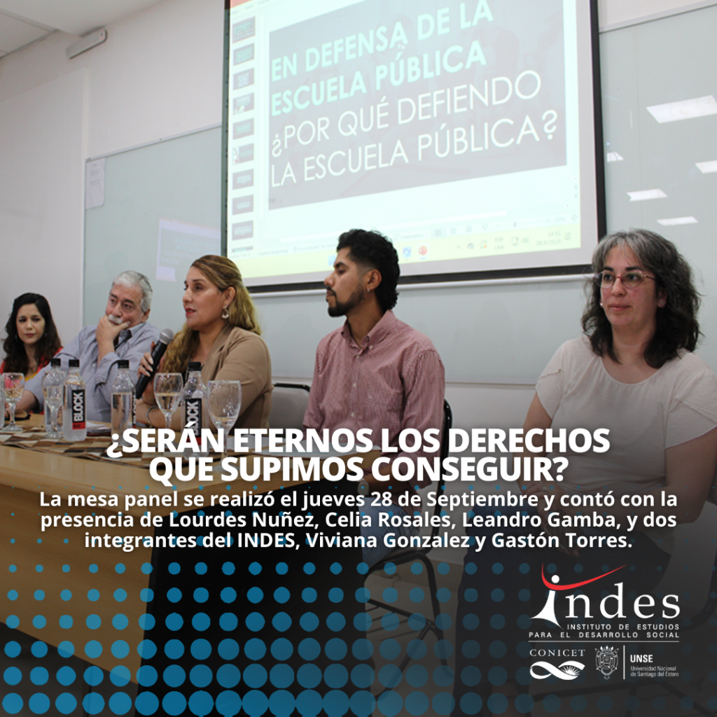 Realización de la Mesa panel: «¿Serán eternos los derechos que supimos conseguir?»