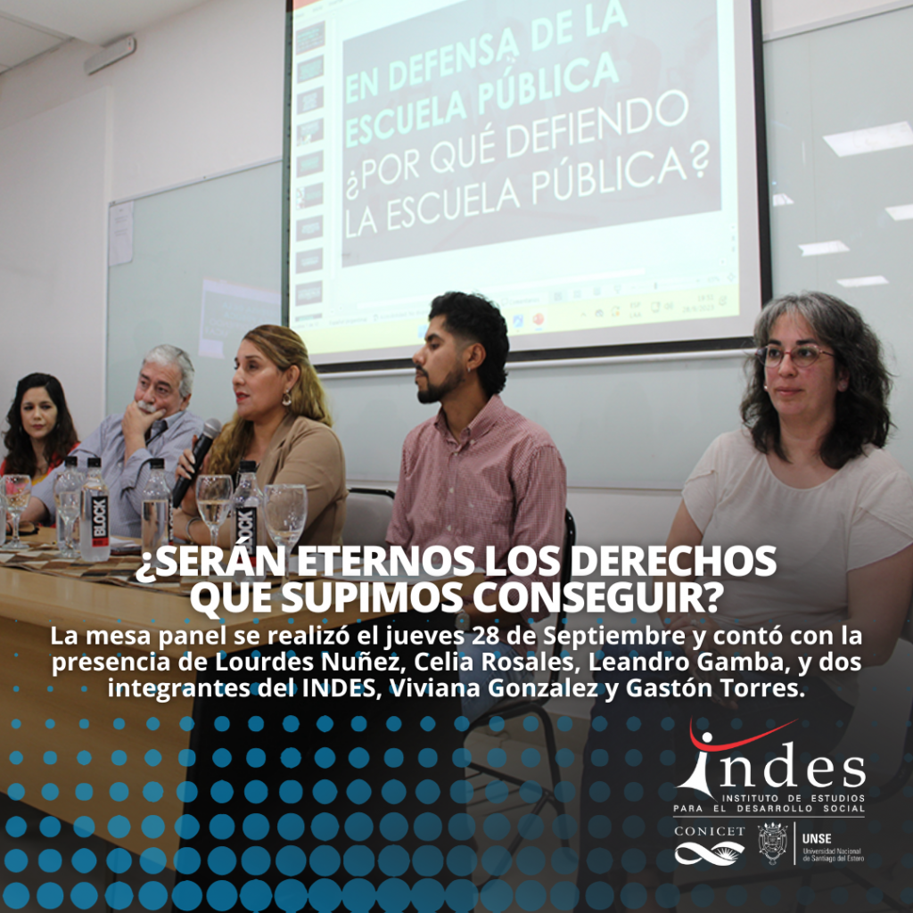 Realización de la Mesa panel: “¿Serán eternos los derechos que supimos conseguir?”