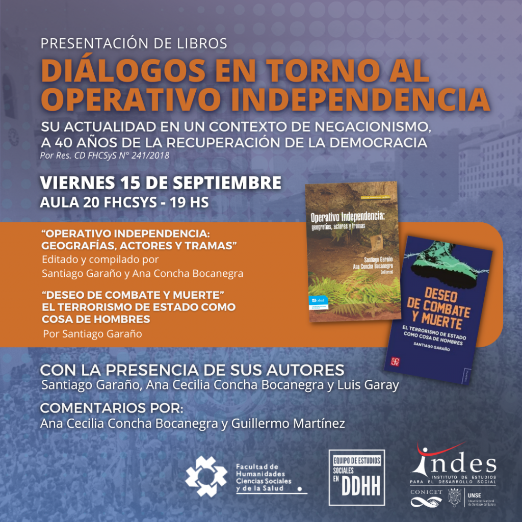 Presentación de Libros: «Diálogos en Torno al Operativo Independencia»