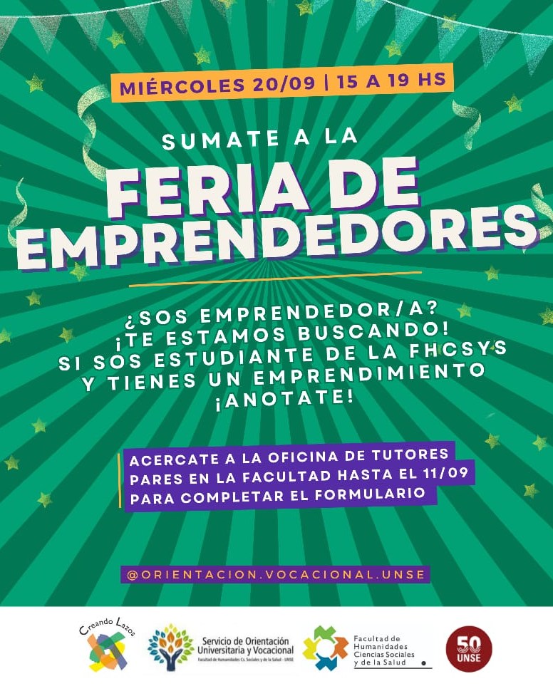 Festival Estudiantil: Feria de Emprendedores