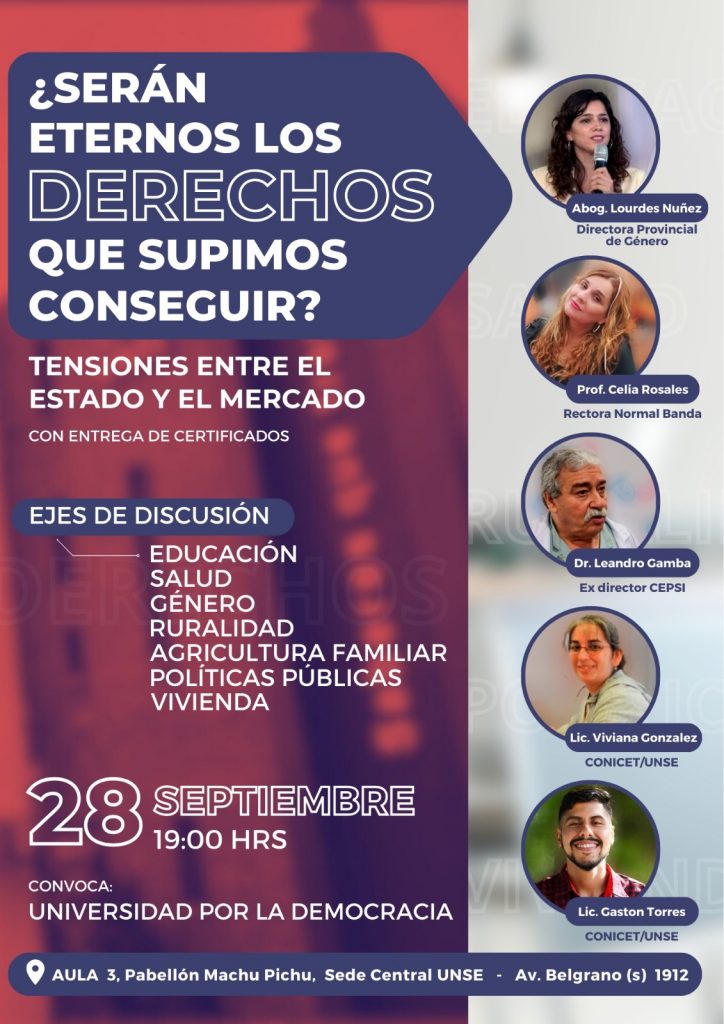 Mesa Panel: ¿Serán eternos los derechos que supimos conseguir?