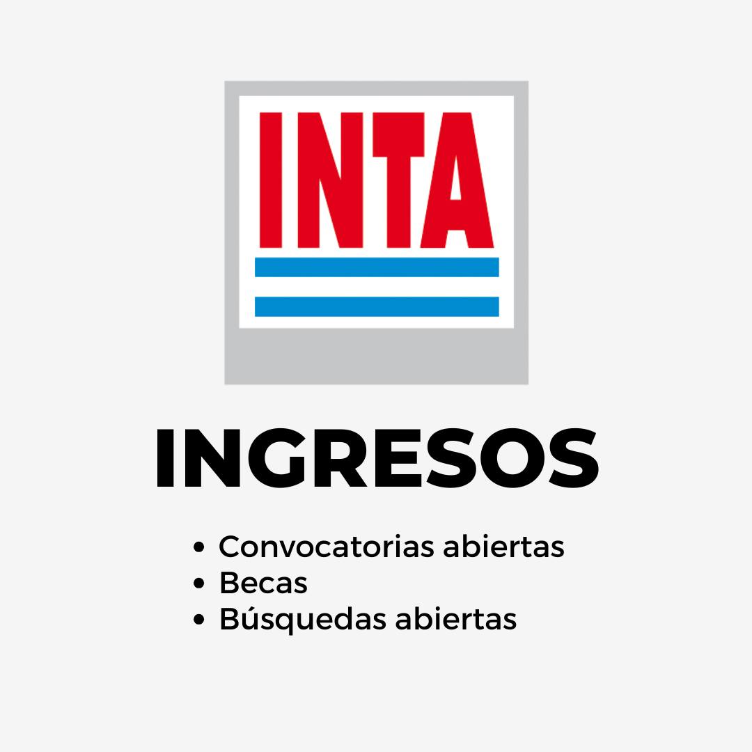 INGRESOS INTA INDES Instituto de Estudios para el Desarrollo Social