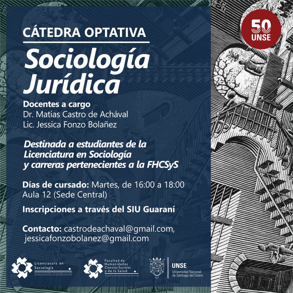 Cátedra Optativa: «Sociología Jurídica»