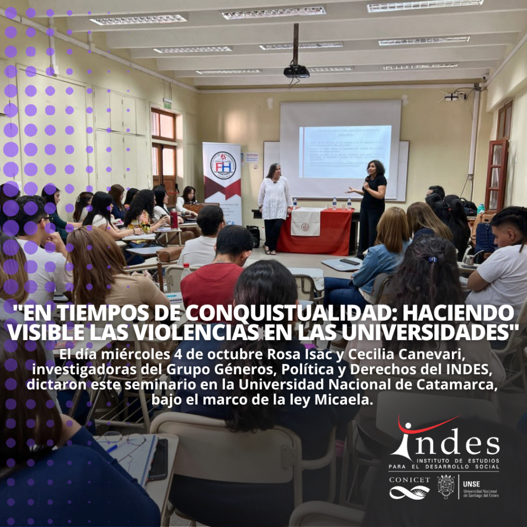 «En tiempos de conquistualidad: haciendo visible las violencias en las universidades»