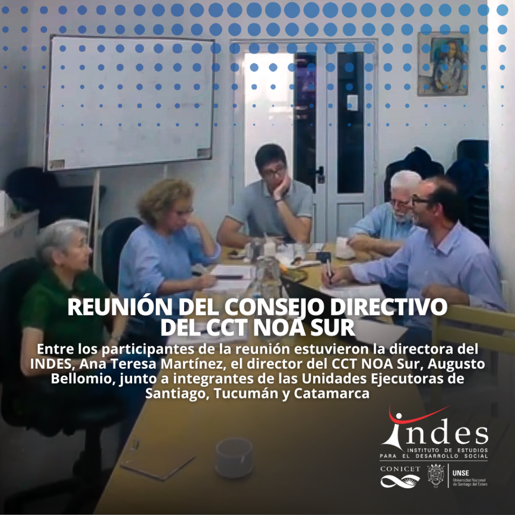 Reunión del Consejo Directivo del CCT NOA Sur