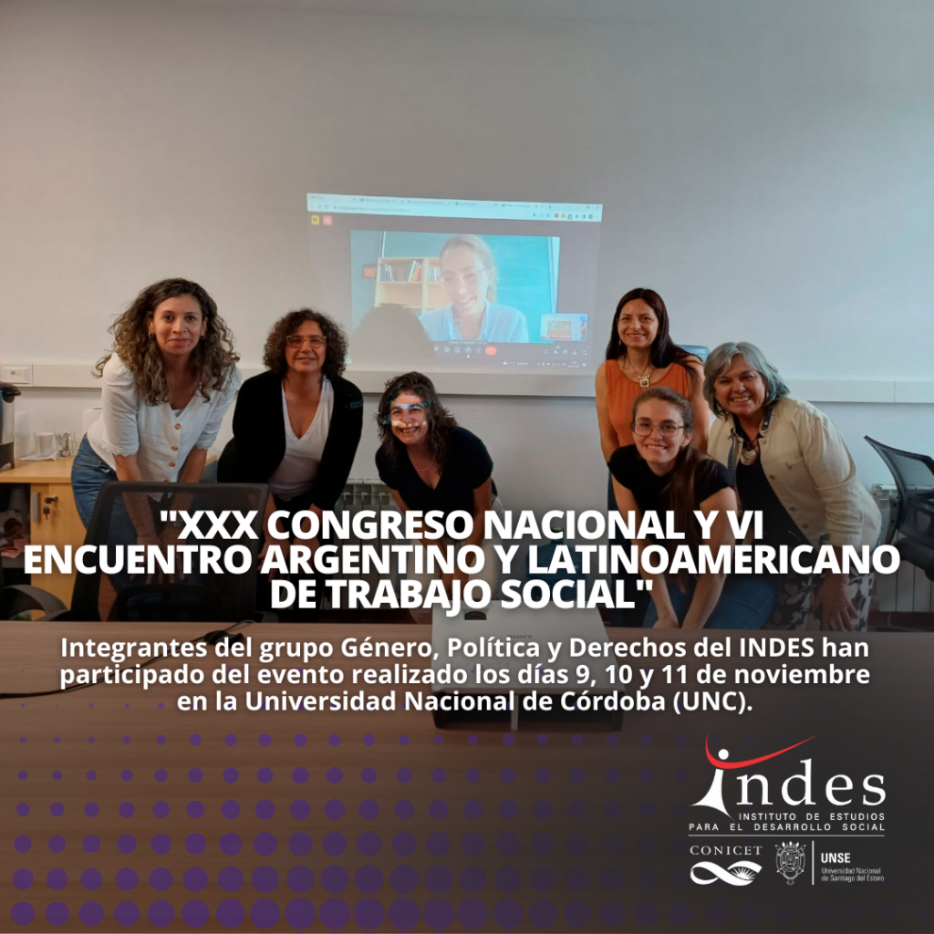 Participación del grupo Géneros, Política y Derechos en el VI Encuentro Argentino y Latinoamericano de Trabajo Social