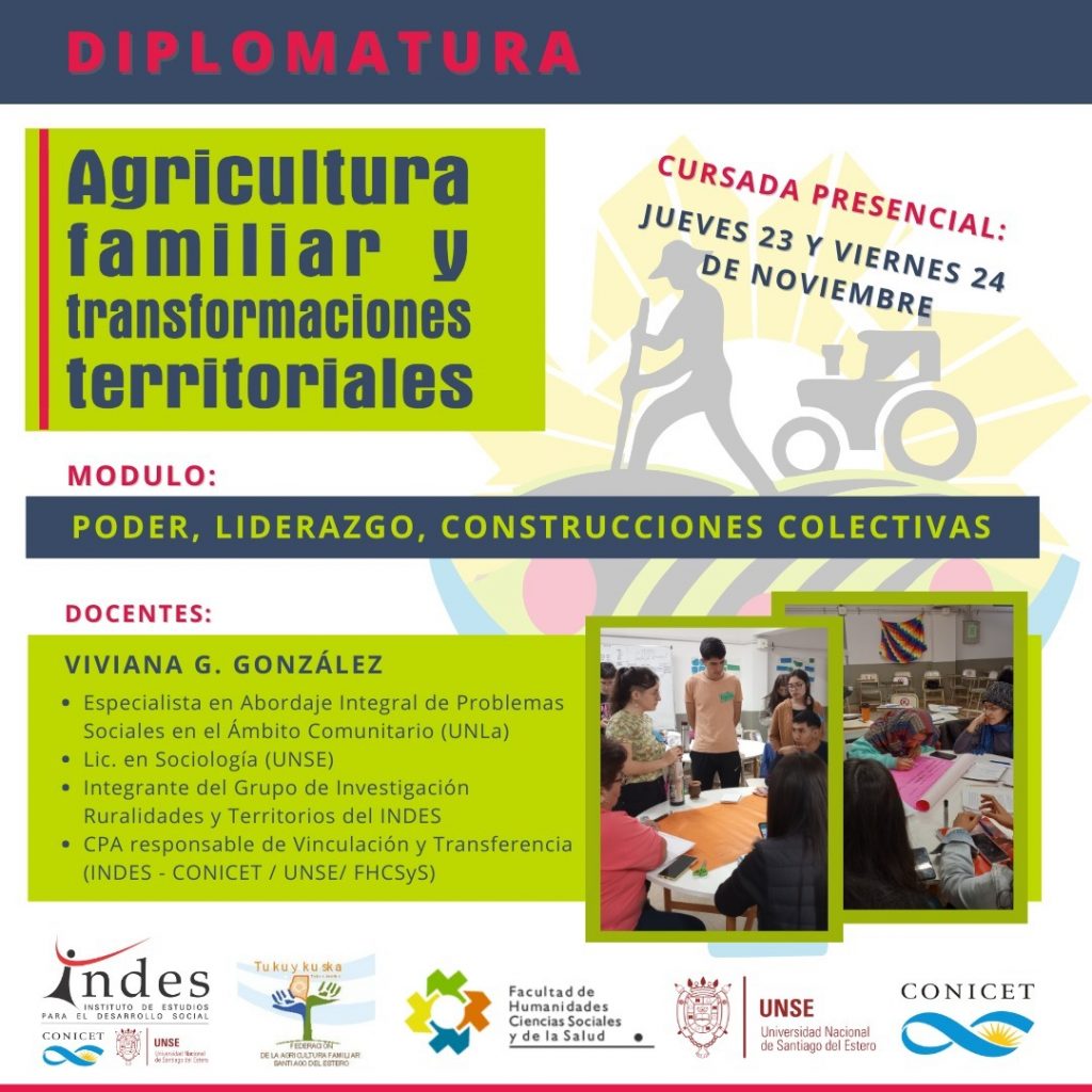 Módulo «Poder, liderazgo, construcciones colectivas» en la Diplomatura AFyTT