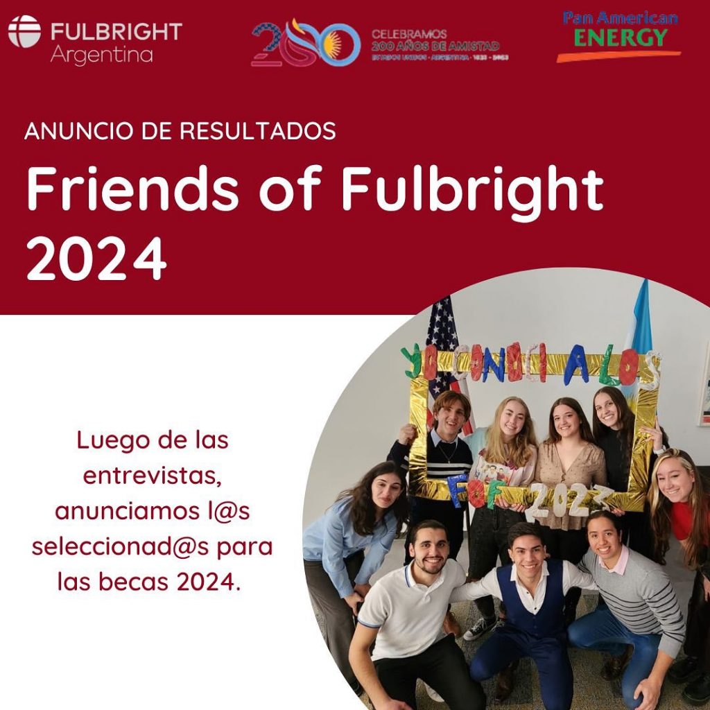 Anuncio de Resultados: Friends of Fulbright 2024