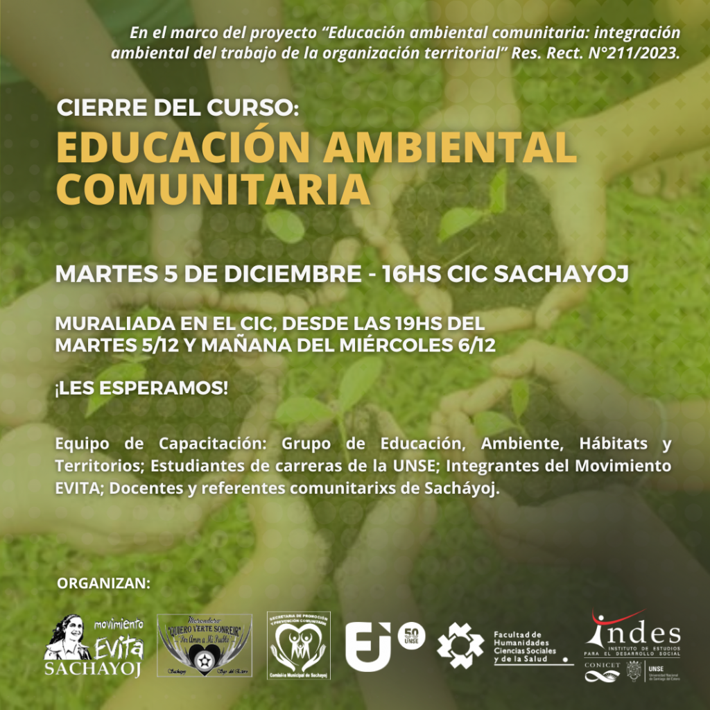 Cierre del Curso: Educación Ambiental Comunitaria