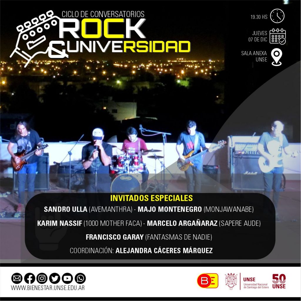 Conversatorio: “Pasemos a otro tema, hablemos de Rock Santiagueño”