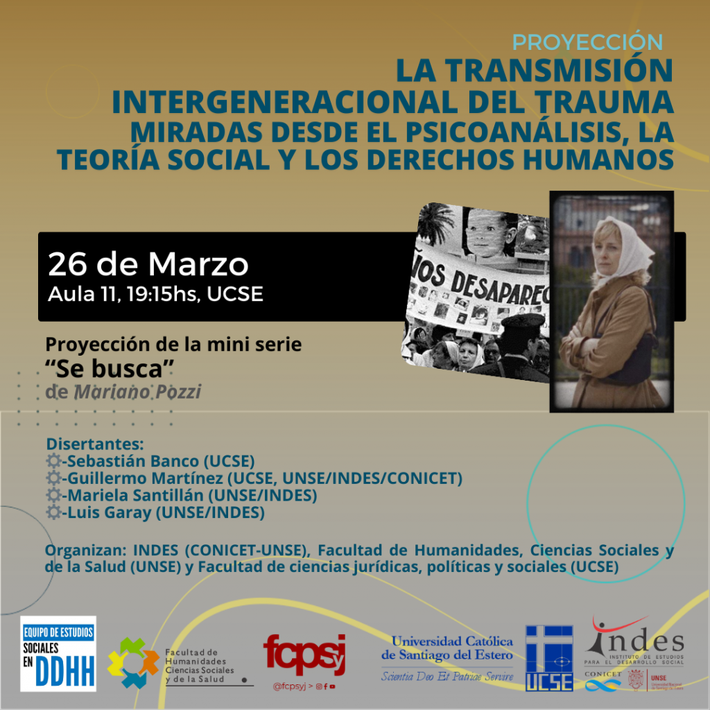 Proyección: «La Transmisión Intergeneracional del Trauma»