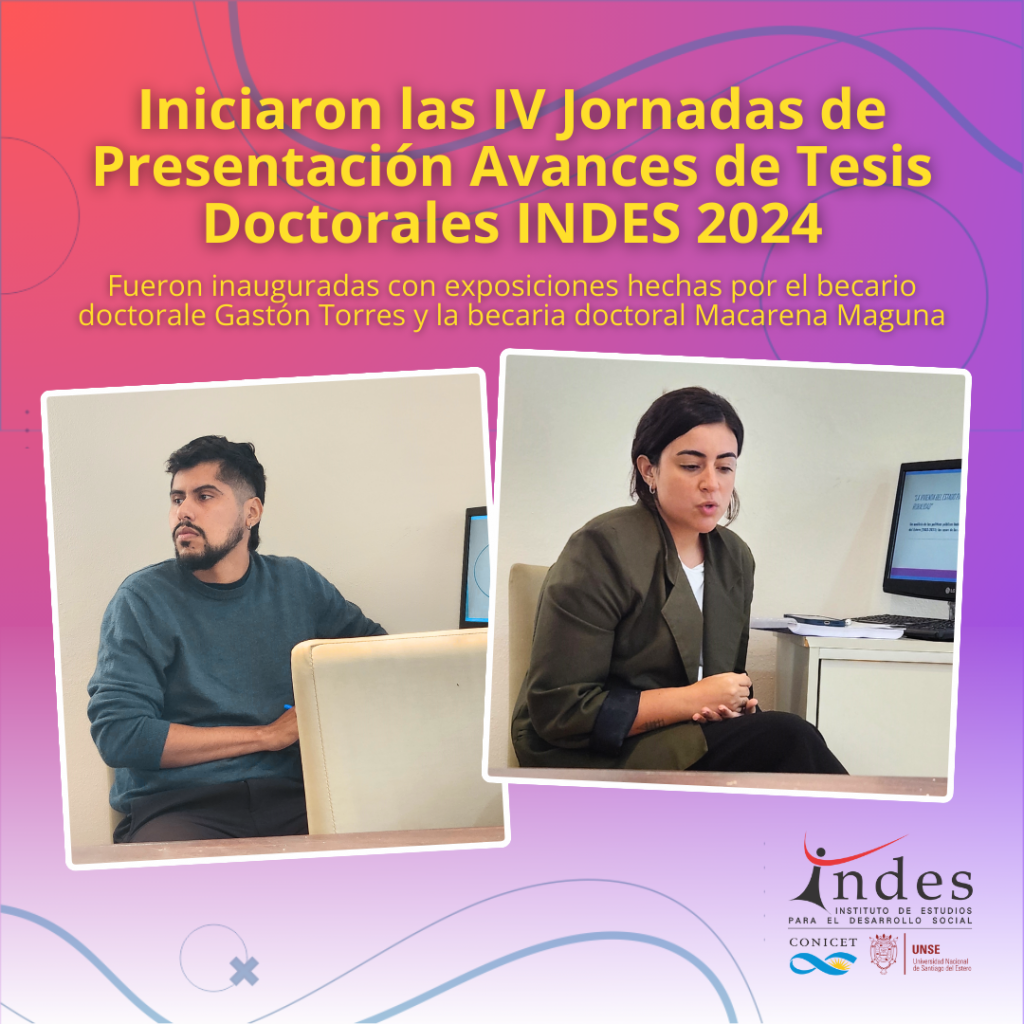 Inicio de las IV Jornadas de Presentación Avances de Tesis Doctorales