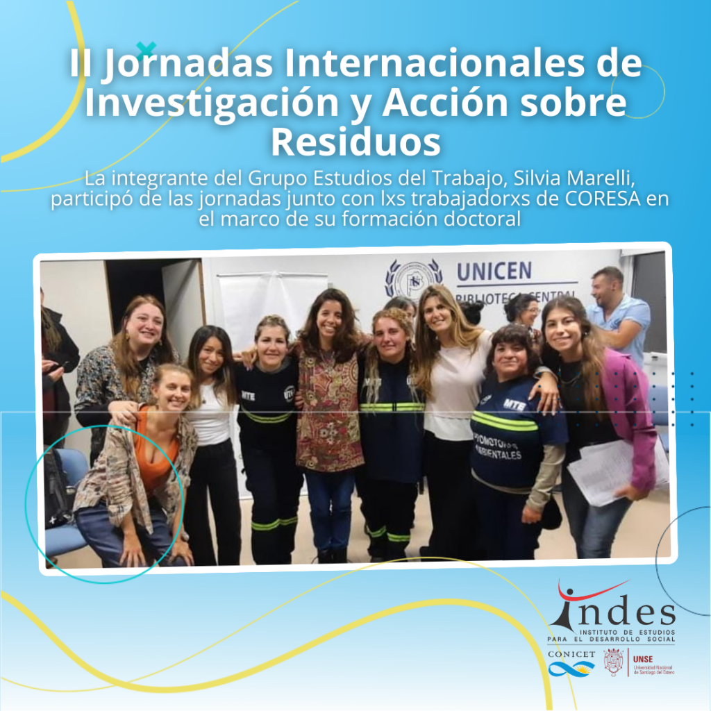 Participación de Silvia Marelli en las II Jornadas Internacionales de Investigación y Acción sobre Residuos