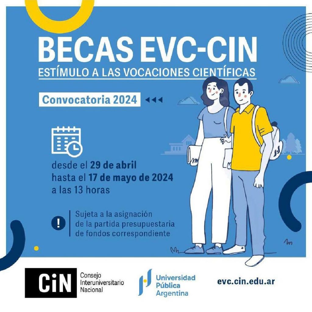 Convocatoria: Becas EVC-CIN 2024
