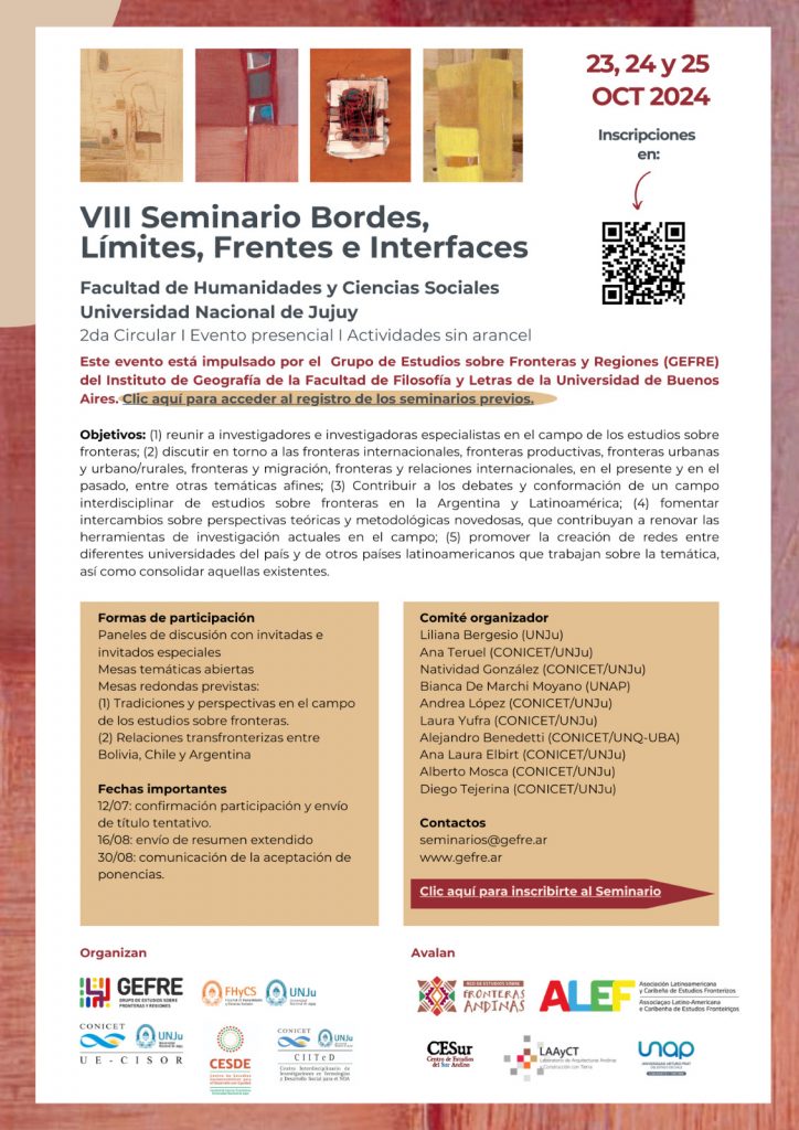 VIII Seminario Bordes, Límites, Frentes e Interfaces