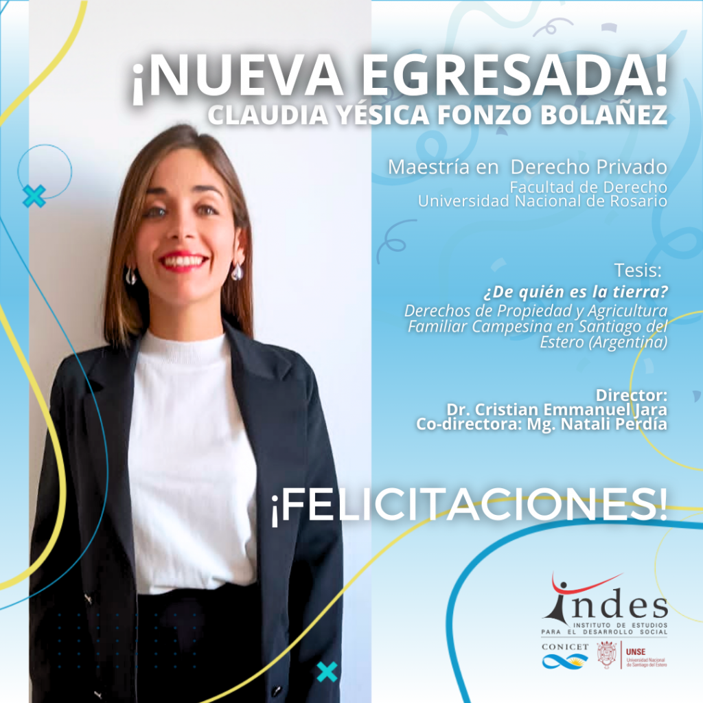 ¡NUEVA EGRESADA!