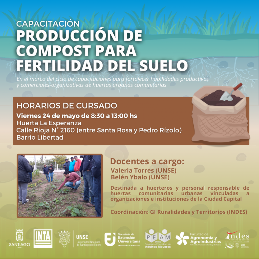 Capacitación: Producción de compost para fertilidad del suelo