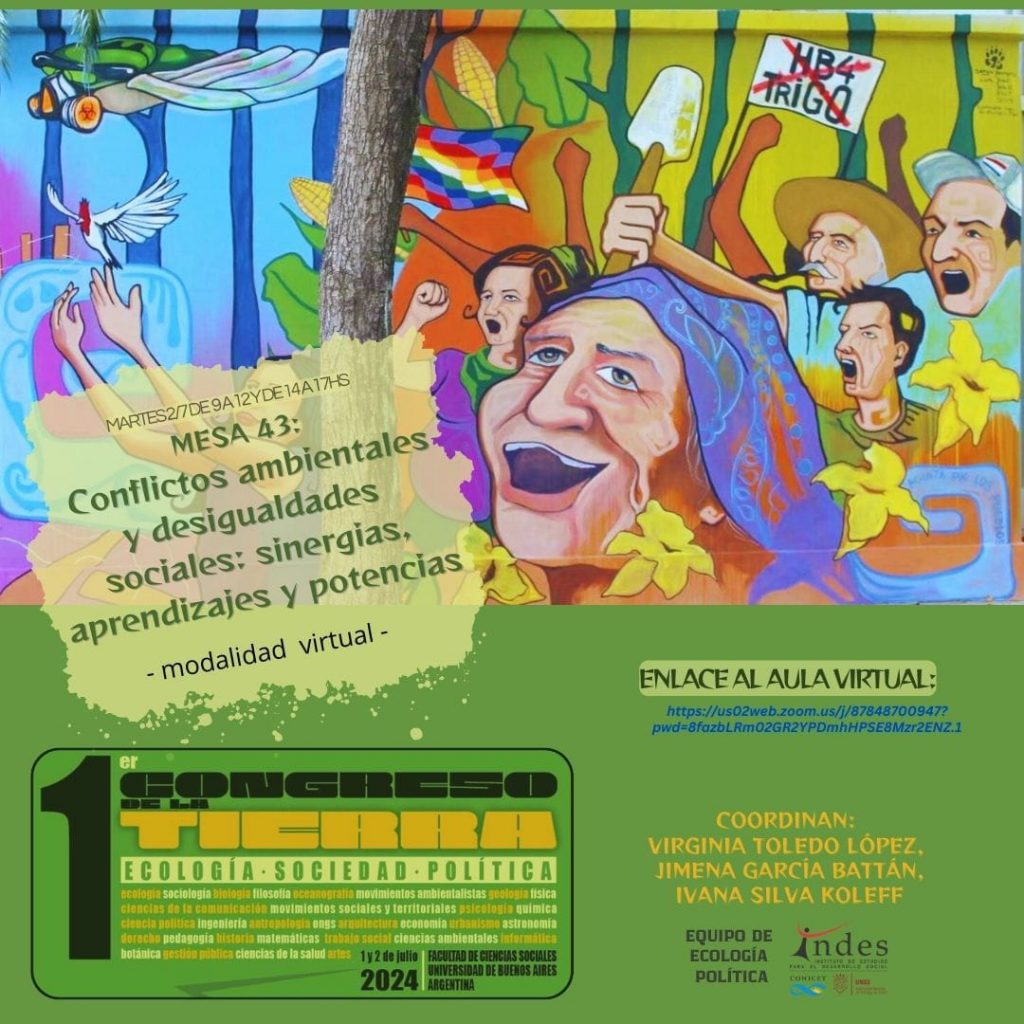Primer Congreso de la Tierra: Conflictos ambientales y desigualdades sociales