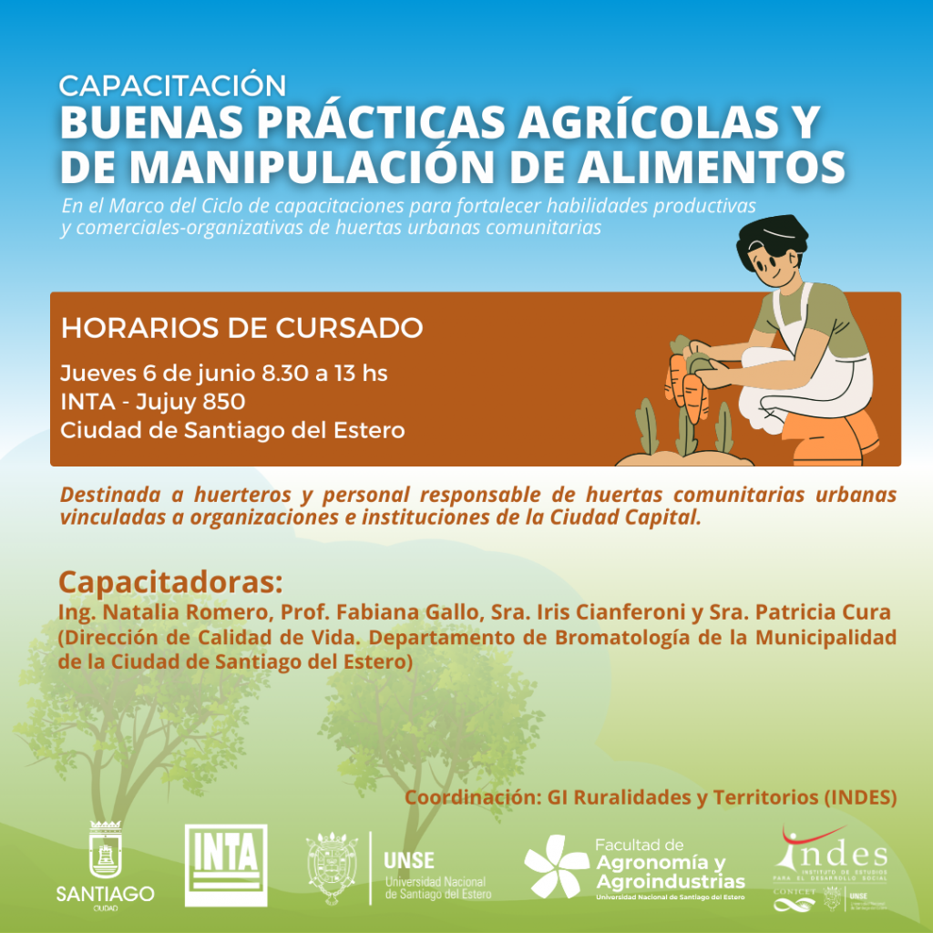 Capacitación: Buenas prácticas agrícolas y de manipulación de alimentos