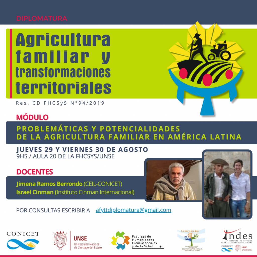 DAFyTT: Nueva cohorte + Nuevo módulo: Problemáticas y Potencialidades de la Agricultura Familiar en América Latina