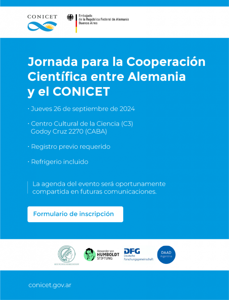 Jornada para la Cooperación Científica entre Alemania y el CONICET
