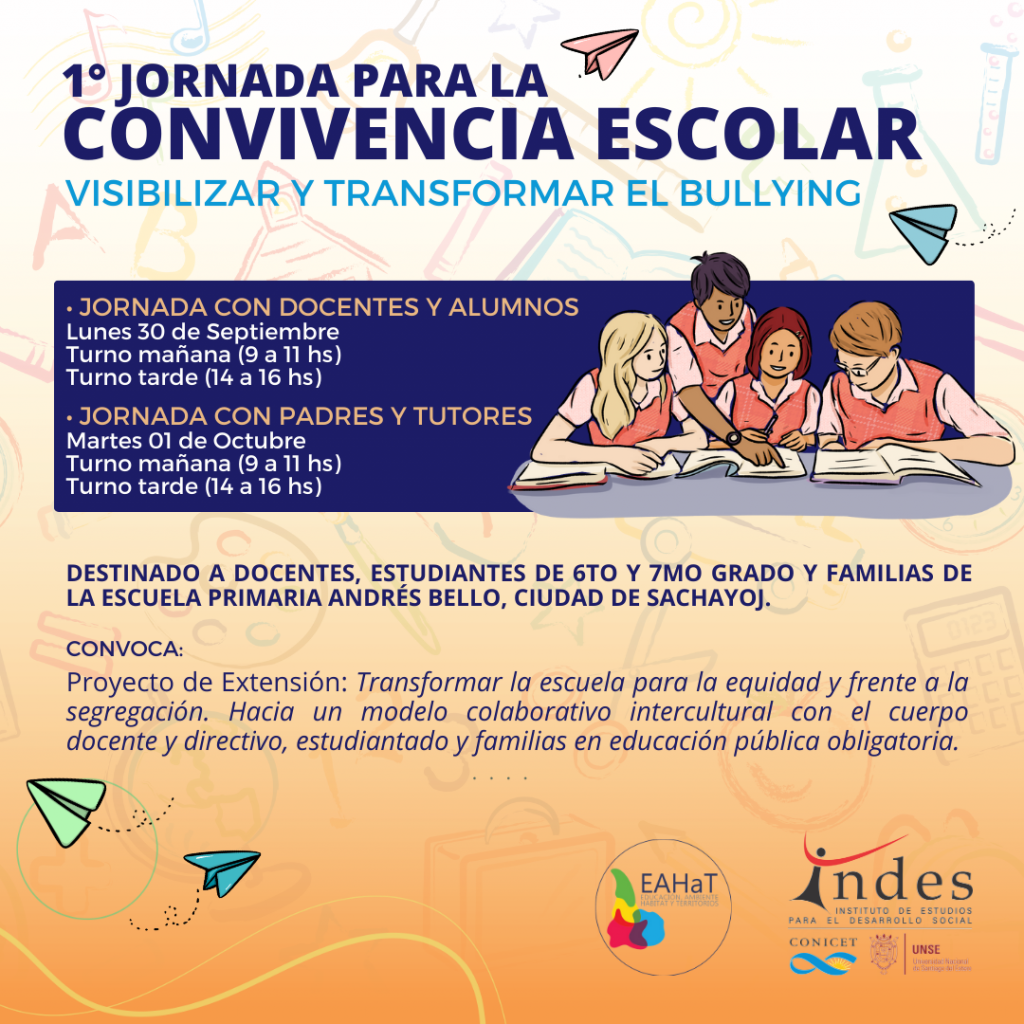 1era Jornada para la Convivencia Escolar: Visibilizar y Transformar el Bullying