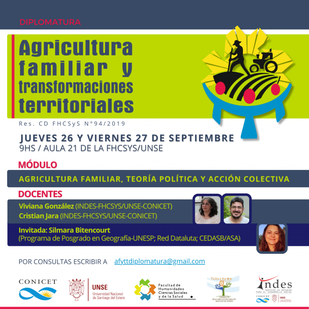 DAFyTT: Nuevo módulo: «Agricultura Familiar, Teoría Política y Acción Colectiva»