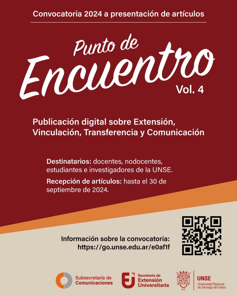 Convocatoria: Presentación de artículos para «Punto de Encuentro»
