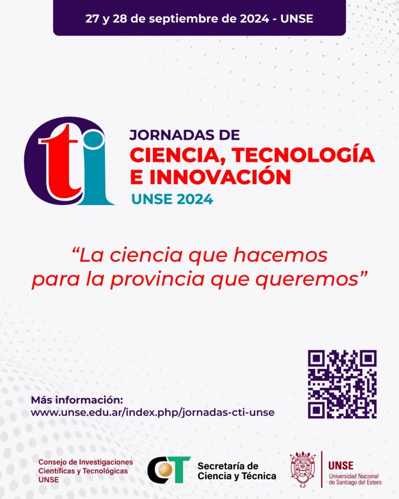 Cronograma Jornadas de Ciencia, Tecnología e Innovación 2024