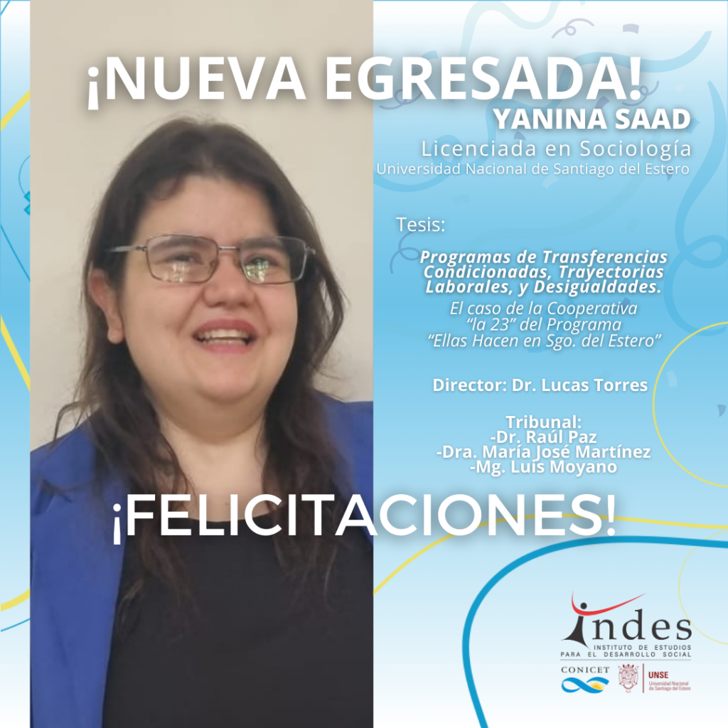 Nueva egresada: Yanina Saad
